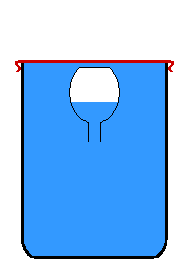 Cartesischer Taucher animiert