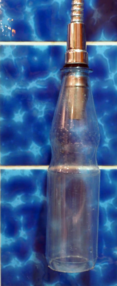 Vortex in offener H2 Flasche